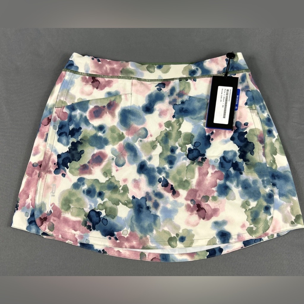 Rlx Ralph Lauren Womens Abstract Camo Print Xs Multicolor Polyester Spandex